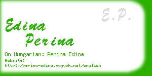 edina perina business card